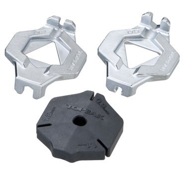 Спицевой ключ TOPEAK DuoSpoke Wrench For DT/Campagnolo Wheel Set с держателем спиц (TPS-SP35) Спицевой ключ TOPEAK DuoSpoke Wrench For DT/Campagnolo Wheel Set с держателем спиц (TPS-SP35)Велоинструменты<br>Topeak DuoSpoke Wrench for wheelset with DT Swiss T20 and Campagnolo 6.0mm spokes. <br><br>Multisize Aero-Spoke holder included.<br>