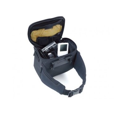 Сумка на руль TOPEAK Compact Handle Bar Bag & Pack, W/Fixer 8 (TT3020) Сумка на руль TOPEAK Compact Handle Bar Bag & Pack, W/Fixer 8 (TT3020)Велосумки<br>Topeak Compact Handle Bar Bag & Pack - это сумка на руль, которая преобразуется в Fanny Pack. Используется для хранения камер, мобильных телефонов и других предметов первой необходимости, которые вы хотите всегда держать под рукой. Система крепления: QuickClick.<br><br>Характеристики:<br>Материал: 1800 Denier<br>Объем: 2 л<br>Вес: 470 г<br>Габариты (ДxШxВ): 22 x 13 x 18 cм<br>Максимальная нагрузка: 5 кг<br>Отсеки: Главный; Боковой; Почтовый с двумя карманами<br>2 боковых отдела на молнии<br>Поясной ремень<br>Защита от дождя<br>Клипса для телефона, GPS-навигатора или велокомпьютера<br>