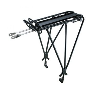 Велобагажник под дисковые тормоза TOPEAK Explorer 29er Tubular Rack W/Disc Mount (TA2041-B) Велобагажник под дисковые тормоза TOPEAK Explorer 29er Tubular Rack W/Disc Mount (TA2041-B)Багажники для велосипеда<br>Велобагажник Topeak Explorer 29er Tubular Rack w/disc mounts под дисковые тормоза, алюминиевые трубы. Качественный багажник для велосипедов с колёсами 29 и любым типом тормозов. <br><br>Материал: аллюминий 6061 T-6 Hollow Aluminum<br>Размер: 42 x 23.5 x 41.5 см<br>Вес: 795 грамм<br>Максимальная нагрузка: 25 кг<br>Цвет: черный<br>Cпроектирован специально для велосипедов с колесами 29. Отличный алюминиевый багажник для долгих поездок.<br>Интегрированная верхняя пластина, подходит для сумок MTX.<br>Прочный верх.<br>Крепление для заднего фонаря RedLite.<br>Подходит для велосипедов с дисковыми тормозами.<br>