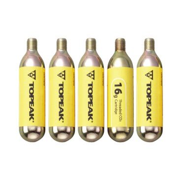 Баллончики углекислыеTOPEAK Threaded CO2 Cartridge с резьбой, набор 5шт. TCOT-5 Баллончики углекислыеTOPEAK Threaded CO2 Cartridge с резьбой, набор 5шт. TCOT-5Велосипедный насос<br>Набор из 5 универсальных резьбовых баллончиков с углекислым газом. Совместимы с насосами серии HybridRocket, CO2-Bra и AirBooster CO2.<br>