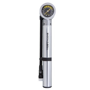 Универсальный насос TOPEAK ShockNRoll, Hand Shock Pump W/Gauge TSNR-1 Универсальный насос TOPEAK ShockNRoll, Hand Shock Pump W/Gauge TSNR-1Велосипедный насос<br>Насос Shockn Roll совмещает все виды и возможности насосов в одном. Инновационная двухступенчатая система позволяет выбрать высокое давление для заполнения амортизаторов или низкое - для шин. Уникальная головка SmartHead™ автоматически определяет тип клапана.Фрезерованный алюминиевый корпус, аналоговый манометр, кнопка сброса избыточного давления. <br>Давление: 300 psi/ 20.7 атм<br>Размер: 25 x 4.8 x 3.9 см<br>Вес:283 гр<br>