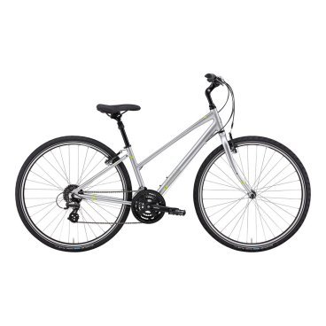 Горный велосипед MARIN Kentfield CS2, женская модель, 24 скорости, 2015, A15 652 Горный велосипед MARIN Kentfield CS2, женская модель, 24 скорости, 2015, A15 652Женские<br>Общие характеристики<br><br><br>Модель<br>2015 года<br><br><br>Тип<br>для взрослых, женская модель<br><br><br>Область применения<br>горный (MTB), гибрид<br><br><br>Рама, вилка<br><br><br>Материал рамы<br>алюминиевый сплав<br><br><br>Размеры рамы<br>15.0, 17.0, 19.0 дюйм<br><br><br>Амортизация<br>нет<br><br><br>Наименование мягкой вилки<br>---<br><br><br>Конструкция вилки<br>жесткая<br><br><br>Уровень вилки<br>прогулочный<br><br><br>Ход вилки<br>---<br><br><br>Регулировки вилки<br>---<br><br><br>Конструкция рулевой колонки<br>Threaded Headset <br><br><br>Размер рулевой колонки<br>1 1/8<br><br><br>Колеса<br><br><br>Диаметр колес<br>28 дюймов<br><br><br>Наименование покрышек<br>Schwalbe Road Plus 700 x 38c with Kevlar Guard<br><br><br>Наименование ободов<br>Alex DC26<br><br><br>Материал обода<br>алюминиевый сплав<br><br><br>Двойной обод<br>есть<br><br><br>Материал бортировочного шнура<br>металл<br><br><br>Торможение<br><br><br>Наименование переднего тормоза<br>Forged Alloy Linear Pull with Power Modulator <br><br><br>Тип переднего тормоза<br>ободной (V-Brake)<br><br><br>Уровень переднего тормоза<br>прогулочный<br><br><br>Наименование заднего тормоза<br>Forged Alloy Linear Pull<br><br><br>Тип заднего тормоза<br>ободной (V-Brake)<br><br><br>Уровень заднего тормоза<br>прогулочный<br><br><br>Трансмиссия<br><br><br>Количество скоростей<br>24<br><br><br>Уровень заднего переключателя<br>начальный<br><br><br>Наименование заднего переключателя<br>Shimano ТХ<br><br><br>Уровень переднего переключателя<br>начальный<br><br><br>Наименование переднего переключателя<br>Shimano Altus<br><br><br>Уровень манеток<br>начальный<br><br><br>Наименование манеток<br>Shimano EF51 EZ-FIRE Plus, 8-Speed<br><br><br>Конструкция манеток<br>двухрычажные<br><br><br>Уровень каретки<br>прогулочный<br><br><br>Наименование каретки<br>Sealed Cartridge<br><br><br>Конструкция каретки<br>неинтегрированная<br><br><br>Тип посадочной части вала каретки<br>квадрат<br><br><br>Уровень кассеты<br>начальный<br><br><br>Наименование кассеты<br>Shimano HG31, 11-32<br><br><br>Количество звезд в кассете<br>8<br><br><br>Количество звезд системы<br>3, число зубьев 48-38-28<br><br><br>Конструкция педалей<br>класическая<br><br><br>Руль<br><br><br>Конструкция руля<br>Двойной баттинг, сплав 6061, Диаметр в месте крепления 25,4 мм. подъем 30мм<br>
