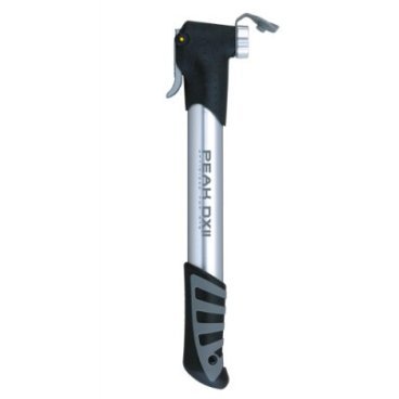 Насос велосипедный с т-образной складной ручкой TOPEAK Peak DX II, серебрянный цвет, TPD-3S Насос велосипедный с т-образной складной ручкой TOPEAK Peak DX II, серебрянный цвет, TPD-3SВелосипедный насос<br>Материал: алюминий/пластик<br><br>Максимальное давление: 90psi/6bar<br><br>Т-образная пластиковая ручка, прорезиненная по краям<br><br>Крепление на раму<br><br>Защитный колпачок на клапан<br><br>Размер: 25 x 5.9 x 3.2см<br><br>Вес: 155г<br><br>Цвет: серебрянный<br>