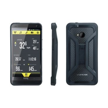 Чехол для телефона с креплением на руль велосипеда TOPEAK, для new HTC One, чёрный, TT9837B