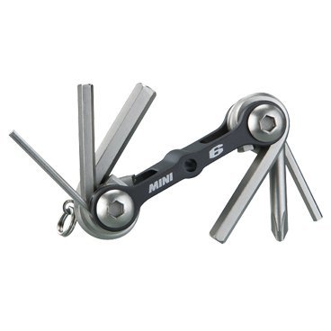 Набор TOPEAK Mini 6, 6функций, long body version, с чехлом, TT2506 Набор TOPEAK Mini 6, 6функций, long body version, с чехлом, TT2506Велоинструменты<br>Набор TOPEAK Mini 6.с чехлом.<br><br>Мини серия.<br>Ультра-легкий складной инструмент.<br>Алюминиевый корпус.В комплект входит 6 инструментов:2/3/4/5/6mm. и отвертка.<br>Инструмент изготовлен из прочной закаленной стали.<br>Размер (Д х Ш х В):4,8 х 2,8 х 1,8 см<br>Вес:58 гр.<br>