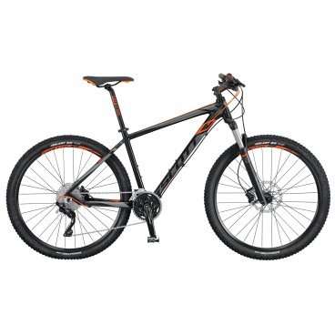 Горный велосипед Scott Aspect 710 2016 Горный велосипед Scott Aspect 710 2016Горные (MTB)<br>Scott Aspect 710 2016<br>Легкий хардтейл для кросс-кантри с колесами 27.5 дюймов (650B). Алюминиевая рама с внутренней прокладкой кабелей и спортивная трансмиссия Shimano Deore/Deore XT 3x10. Велосипед Scott Aspect 910 подойдет начинающим спортсменам для тренировок и отдыха. <br><br><br><br><br><br><br>Общие характеристики<br><br><br>Модель<br>2016 года<br><br><br>Тип<br>для взрослых<br><br><br>Область применения<br>горный (MTB), кросс-кантри<br><br><br>Вес велосипеда<br>13.6 кг<br><br><br>Рама, вилка<br><br><br>Материал рамы<br>алюминиевый сплав<br><br><br>Размеры рамы<br>14.0, 15.55, 17.32, 18.89, 20.86<br><br><br>Амортизация<br>Hard tail (с амортизационной вилкой)<br><br><br>Наименование мягкой вилки<br>RockShox 30 Silver TK Solo Air 27.5<br><br><br>Конструкция вилки<br>воздушно-масляная<br><br><br>Уровень мягкой вилки<br>спортивный <br><br><br>Ход вилки<br>100 мм<br><br><br>Регулировки вилки<br>жесткости пружины, скорости обратного хода, блокировка хода<br><br><br>Другие регулировки<br>PopLoc Remote, TurnKey Lockout<br><br><br>Конструкция рулевой колонки<br>безрезьбовая<br><br><br>Колеса<br><br><br>Диаметр колес<br>27.5 дюймов<br><br><br>Наименование покрышек<br>Kenda Slant 6, 27.5x2.1, 30TPI<br><br><br>Наименование ободов<br>Syncros X-37 Disc<br><br><br>Материал обода<br>алюминиевый сплав<br><br><br>Двойной обод<br>есть<br><br><br>Торможение<br><br><br>Наименование переднего тормоза<br>Shimano BR-M447, 180mm<br><br><br>Тип переднего тормоза<br>дисковый гидравлический<br><br><br>Уровень переднего тормоза<br>спортивный<br><br><br>Наименование заднего тормоза<br>Shimano BR-M447, 180mm<br><br><br>Тип заднего тормоза<br>дисковый гидравлический<br><br><br>Уровень заднего тормоза<br>спортивный<br><br><br><br>Трансмиссия<br><br><br>Количество скоростей<br>30<br><br><br>Уровень заднего переключателя<br>полупрофессиональный<br><br><br>Наименование заднего переключателя<br>Shimano Deore XT RD-M781-SGS Shadow<br><br><br>Уровень переднего переключателя<br>спортивный<br><br><br>Наименование переднего переключателя<br>Shimano Deore FD-M610, 31.8mm Clamp<br><br><br>Уровень манеток<br>спортивные<br><br><br>Наименование манеток<br>Shimano Deore SL-M610 RapidFire Plus<br><br><br>Конструкция манеток<br>триггерные двухрычажные<br><br><br>Уровень каретки<br>спортивные<br><br><br>Наименование каретки<br>Shimano<br><br><br>Конструкция каретки<br>интегрированная<br><br><br>Уровень кассеты<br>спортивные<br><br><br>Наименование кассеты<br>Shimano CS-HG50-10, 11-36T<br><br><br>Количество звезд в кассете<br>10<br><br><br>Количество звезд системы<br>3, число зубьев 40-30-22<br><br><br>Конструкция педалей<br>классическая<br><br><br>Руль<br><br><br>Конструкция руля<br>изогнутый<br>