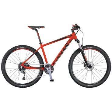 Горный велосипед Scott Aspect 940 2016 Горный велосипед Scott Aspect 940 2016Горные (MTB)<br>Scott Aspect 940 2016<br>Scott Aspect 940 2016 отличный выбор для частых велопрогулок и выездов поотрыватся на выходных, хорошая высокотехнологичная облегченная алюминиевая рама, плавная амортизация, надежный чёткий привод и гидравлические тормоза. Всё надежно, легко и красиво, да и обслуживание совсем не дорого. <br><br><br><br><br><br><br>Общие характеристики<br><br><br>Модель<br>2016 года<br><br><br>Тип<br>для взрослых<br><br><br>Область применения<br>горный (MTB), кросс-кантри<br><br><br>Вес велосипеда<br>14.8 кг<br><br><br>Рама, вилка<br><br><br>Материал рамы<br>алюминиевый сплав<br><br><br>Размеры рамы<br>15.55, 17.32, 18.89, 20.86, 22.83<br><br><br>Амортизация<br>Hard tail (с амортизационной вилкой)<br><br><br>Наименование мягкой вилки<br>SR Suntour XCM-HLO-29<br><br><br>Конструкция вилки<br>пружинно-масляная<br><br><br>Уровень мягкой вилки<br>спортивный<br><br><br>Ход вилки<br>100 мм<br><br><br>Регулировки вилки<br>жесткости пружины, блокировка хода<br><br>Конструкция рулевой колонки<br>безрезьбовая<br><br><br>Колеса<br><br><br>Диаметр колес<br>29 дюймов<br><br><br>Наименование покрышек<br>Kenda Slant 6, 29x2.2, 30TPI<br><br><br>Наименование ободов<br>Syncros X-39 Disc<br><br><br>Материал обода<br>алюминиевый сплав<br><br><br>Двойной обод<br>есть<br><br><br>Торможение<br><br><br>Наименование переднего тормоза<br>Shimano BR-M355, 160mm<br><br><br>Тип переднего тормоза<br>дисковый гидравлический<br><br><br>Уровень переднего тормоза<br>спортивный<br><br><br>Наименование заднего тормоза<br>Shimano BR-M355, 160mm<br><br><br>Тип заднего тормоза<br>дисковый гидравлический<br><br><br>Уровень заднего тормоза<br>спортивный<br><br><br>Возможность крепления дискового тормоза<br>рама, вилка, втулки<br><br><br>Трансмиссия<br><br><br>Количество скоростей<br>27<br><br><br>Уровень заднего переключателя<br>спортивный<br><br><br>Наименование заднего переключателя<br>Shimano Alivio RD-M4000<br><br><br>Уровень переднего переключателя<br>прогулочный<br><br><br>Наименование переднего переключателя<br>Shimano Acera FD-M3000, 31.8mm Clamp<br><br><br>Уровень манеток<br>прогулочные<br><br><br>Наименование манеток<br>Shimano Altus SL-M370 RapidFire Plus<br><br><br>Конструкция манеток<br>триггерные двухрычажные<br><br><br>Уровень каретки<br>прогулочные<br><br><br>Наименование каретки<br>Shimano BB-UN26<br><br><br>Конструкция каретки<br>неинтегрированная<br><br><br>Тип посадочной части вала каретки<br>квадрат<br><br><br>Уровень кассеты<br>прогулочные<br><br><br>Наименование кассеты<br>Shimano CS-HG200-9, 11-34T<br><br><br>Количество звезд в кассете<br>9<br><br><br>Количество звезд системы<br>3, число зубьев 40-30-22<br><br><br>Конструкция педалей<br>классическая<br><br><br>Руль<br><br><br>Конструкция руля<br>изогнутый<br>