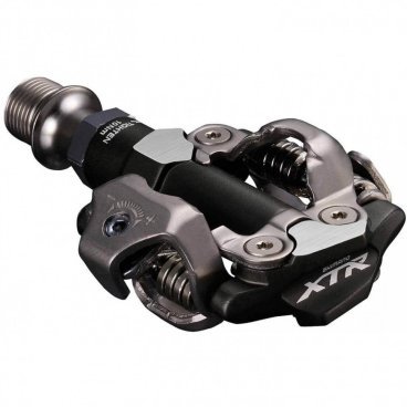 Педали Shimano XTR M9000 SPD, с шипами, IPDM9000 Педали Shimano XTR M9000 SPD, с шипами, IPDM9000Педали для велосипедов<br>Педали Shimano XTR M9000 SPD:<br><br>- Высшая группа компонентов XTR. Данные педали отлично подойдут для гонок кросс-кантри<br>- Проверенная годами надежность и качество SPD<br>- Регулировка усилия застегивания и отстегивания<br>- Улучшенная защита от грязи и мусора благодаря специальному покрытию<br>- Герметичная ось<br>- Вес: ~310 грамма за пару.<br>