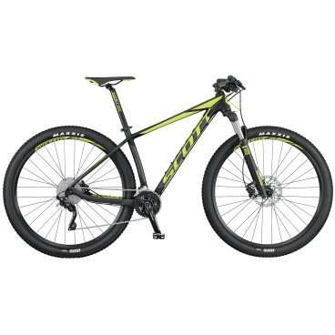 Горный велосипед Scott Scale 760 2016 Горный велосипед Scott Scale 760 2016Горные (MTB)<br>Scott Scale 760 2016<br>SCOTT SCALE 760 собран на колесах нового стандарта - 27,5(650B), укомплектован воздушной амортизационной вилкой Rock Shox 30 Silver, отличающейся от своих старших собратьев не только чуть более простой конструкцией, но и диаметром ног, который составляет 30 мм, вместо привычных 32 мм.Самая легкая в своем классе алюминиевая рама SCALE 760 полностью повторяет продуманную и хорошо зарекомендовавшую себя геометрию карбоновых SCALE. Велосипед укомплектован 20-ти скоростной трансмиссией любительско уронвня, воздушной вилкой и гидравлическими дисковыми тормозами. SCOTT SCALE 760 подойдет тем, кто при минимальных вложениях хочет получить основу для настоящего гоночного хардтейла с возможностью дальнейшего ап-грейда.<br>Удачное решение использовать колеса диаметром 27,5(650B) позволили увеличить накат, инерционность и площаль сцепления, по равнению с колесами 26, но при этом снизить массу вращения по сравнению с колесами 29<br>Отличная рама, воздушная вилка Rock Shox 30 Silver с блокировкой, тормоза Shimano, компоненты Syncros <br><br><br><br><br><br><br>Общие характеристики<br><br><br>Модель<br>2016 года<br><br><br>Тип<br>для взрослых<br><br><br>Область применения<br>горный (MTB), кросс-кантри<br><br><br>Вес велосипеда<br>12.5 кг<br><br><br>Рама, вилка<br><br><br>Материал рамы<br>алюминиевый сплав<br><br><br>Размеры рамы<br>14.0, 15.35, 17.32, 18.89, 20.86<br><br><br>Амортизация<br>Hard tail (с амортизационной вилкой)<br><br><br>Наименование мягкой вилки<br>RockShox 30 Silver TK Solo Air Tapered<br><br><br>Конструкция вилки<br>воздушно-масляная<br><br><br>Уровень мягкой вилки<br>спортивный<br><br><br>Ход вилки<br>100 мм<br><br><br>Регулировки вилки<br>жесткости пружины, скорости обратного хода, блокировка хода<br><br><br>Другие регулировки<br>PopLoc Remote<br><br><br>Конструкция рулевой колонки<br>полуинтегрированная, безрезьбовая<br><br><br>Размер рулевой колонки<br>1 1/8- 1 1/2<br><br><br>Колеса<br><br><br>Диаметр колес<br>27.5 дюймов<br><br><br>Наименование покрышек<br>Maxxis Ikon, 27.5x2.2, 60TPI<br><br><br>Наименование ободов<br>Syncros GX03V<br><br><br>Материал обода<br>алюминиевый сплав<br><br><br>Двойной обод<br>есть<br><br><br>Материал бортировочного шнура<br>металл<br><br><br>Торможение<br><br><br>Наименование переднего тормоза<br>Shimano M425, 180mm<br><br><br>Тип переднего тормоза<br>дисковый гидравлический<br><br><br>Уровень переднего тормоза<br>спортивный<br><br><br>Наименование заднего тормоза<br>Shimano M425, 160mm<br><br><br>Тип заднего тормоза<br>дисковый гидравлический<br><br><br>Уровень заднего тормоза<br>спортивный<br><br><br>Возможность крепления дискового тормоза<br>рама, вилка, втулки<br><br><br>Трансмиссия<br><br><br>Количество скоростей<br>20<br><br><br>Уровень заднего переключателя<br>полупрофессиональный<br><br><br>Наименование заднего переключателя<br>Shimano Deore XT RD-M781-SGS Shadow Type<br><br><br>Уровень переднего переключателя<br>спортивный<br><br><br>Наименование переднего переключателя<br>Shimano Deore FD-M618-L, 34.9mm Clamp<br><br><br>Уровень манеток<br>спортивные<br><br><br>Наименование манеток<br>Shimano Deore SL-M610 RapidFire Plus<br><br><br>Конструкция манеток<br>триггерные двухрычажные<br><br><br>Уровень каретки<br>спортивные<br><br><br>Наименование каретки<br>Shimano Cartridge<br><br><br>Конструкция каретки<br>интегрированная<br><br><br>Уровень кассеты<br>спортивные<br><br><br>Наименование кассеты<br>Shimano CS-HG50-10, 11-36T<br><br><br>Количество звезд в кассете<br>10<br><br><br>Количество звезд системы<br>2, число зубьев 38-24<br><br><br>Конструкция педалей<br>классическая<br><br><br>Руль<br><br><br>Конструкция руля<br>изогнутый<br>