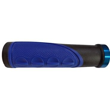 Грипсы PROPALM HY-088EP1, анатомические, длина 130мм, с 1 грипстопом, с заглушками, синие Грипсы PROPALM HY-088EP1, анатомические, длина 130мм, с 1 грипстопом, с заглушками, синиеРучки и Рога<br>PROPALM Грипсы HY-088EP1, анатомические, 130мм, с 1 грипстопом, с заглушками, синие, с упаковкой<br>