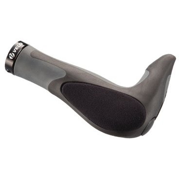 Грипсы VELO VLG-849-D4-L1-G1, эргономичные, пластик/Kraton/гель/пена, длина 148мм, VLG-849-D4-L1-G1 Грипсы VELO VLG-849-D4-L1-G1, эргономичные, пластик/Kraton/гель/пена, длина 148мм, VLG-849-D4-L1-G1Ручки и Рога<br>148 мм, с резиновыми рогами, чёрно-серые, с памятью формы, с фиксаторами, анатомические.<br>