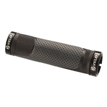 Грипсы VELO VLG-776-AD3-L2G2, пластик/Kraton/гель, с заглушками, длина 130мм, VLG-776-AD3-L2G2 Грипсы VELO VLG-776-AD3-L2G2, пластик/Kraton/гель, с заглушками, длина 130мм, VLG-776-AD3-L2G2Ручки и Рога<br>129 мм, синтетика/резина/гель, чёрно-серые, с фиксаторами.<br>
