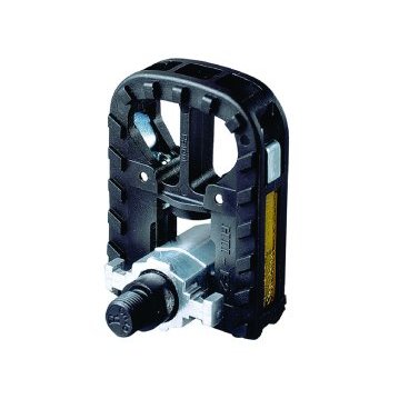 Педали TBS HTI-F2, Trekking/Folding bike, складные, алюминиевые, ось CrMo, 9/16, HTI-F2 Педали TBS HTI-F2, Trekking/Folding bike, складные, алюминиевые, ось CrMo, 9/16, HTI-F2Педали для велосипедов<br>Складные педали HTI-F2 - находка для обладателей складных велосипедов или для тех, у кого остро стоит вопрос хранения байка. Сложив педали, Вы значительно уменьшаете его габариты, Вы не будете задевать их, если, к примеру, байк стоит дома на балконе. Простой поворотный складывающийся механизм не стоит в противовес надежности и прочности педалей. Платформа - алюминиевый сплав, ось - прочнейшая сталь, педали имеют подшипники. Рамка педалей по периметру покрыта насечками - это залог надежного сцепления нога-педаль, препятствие от соскальзывания. Педали HTI-F2: Материал: алюминий, ось - бористая сталь. Подшипник: есть. Подходят для установки на велосипедах: трековых, складных. Вес (пара): 300 гр. Размер: 44х70мм Цвет: черный.<br>