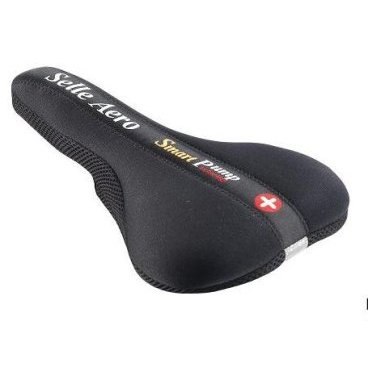 Велоседло SELLE AERO, 275x155мм, с воздушной подушкой, с возможностью подкачки, черное I-SMART Велоседло SELLE AERO, 275x155мм, с воздушной подушкой, с возможностью подкачки, черное I-SMARTСедла для велосипедов<br>С воздушной подушкой, дополнительная возможнность подкачки, размер 275x155мм<br>