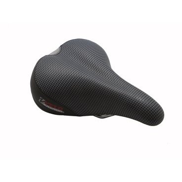Велосипедное седло VELO VL-6057 комфорт 269х190мм, пена, 850г, черное VL-6057 Велосипедное седло VELO VL-6057 комфорт 269х190мм, пена, 850г, черное VL-6057Седла для велосипедов<br>VELO Седло VL-6057 комфорт, 269*190мм. Обшивка: PU. Наполнитель: Пена. Рельсы: Сталь. Система амортизации: Webspring Comfort.<br>