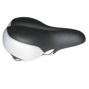Велоседло VELO PLUSH VL6100 комфорт 272х213мм, пена с эффектом памяти/Honeycomb Gel, 915г, черно-бел Велоседло VELO PLUSH VL6100 комфорт 272х213мм, пена с эффектом памяти/Honeycomb Gel, 915г, черно-белСедла для велосипедов<br>VELO Седло VL-6100 Серия: PLUSH. Комфорт. Размер: 272х213мм. Вес: 915г. Основа: Double Dencity Base. Обшивка: PU. Наполнитель: Высокоплотная пена с эффектом памяти/ Honeycomb Gel. Рельсы: Сталь. Система амортизации: ArcTech Suspension. Прочие технологии: Zone cut<br>