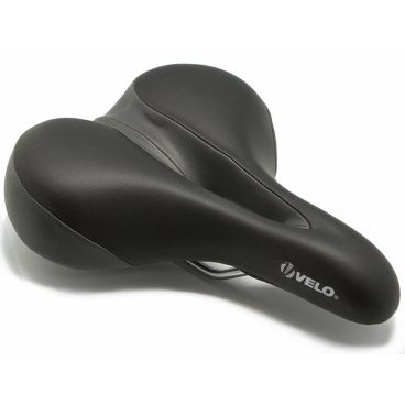 Велосипедное седло VELO VL-6219, комфорт, 272х210х57мм, с амортизацией, вес 505г Велосипедное седло VELO VL-6219, комфорт, 272х210х57мм, с амортизацией, вес 505гСедла для велосипедов<br>VELO Седло VL-6219, Комфорт. Размер: 272х210х57мм. Вес: 505г. Основа: Double Dencity Base. Обшивка: PU. Наполнитель: Пена высокой плотности. Рельсы: Сталь. Система амортизации: ArcTech Suspension. Прочие технологии: ArcTech / ZoneCut / Handle, чёрно-серое<br>