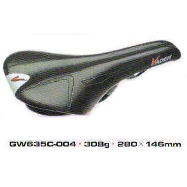 Велоседло VADER MTB, 280х146мм, 380г, чёрное VD635C-004 Велоседло VADER MTB, 280х146мм, 380г, чёрное VD635C-004Седла для велосипедов<br>280х146 мм, вес 380 грамм<br>