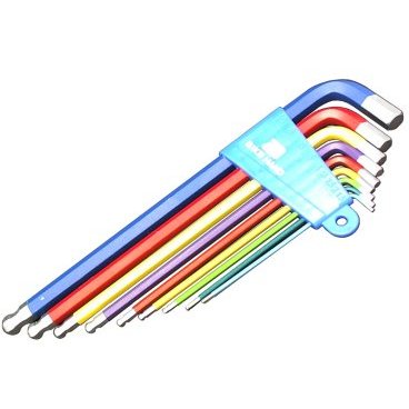 Набор длинных цветных шестигранников BIKE HAND YC-623-9C, в обойме, 1.5/2/2.5/3/4/5/6/8/10мм, YC-623 Набор длинных цветных шестигранников BIKE HAND YC-623-9C, в обойме, 1.5/2/2.5/3/4/5/6/8/10мм, YC-623Велоинструменты<br>BIKE HAND YC-623-9C Набор длинных цветных шестигранников в обойме 1,5/2/2.5/3/4/5/6/8/10мм<br>