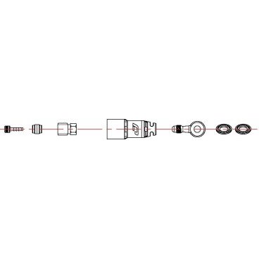Комплект фитингов JAGWIRE HFA406, для гидролинии MAGURA Mountain Pro MT8, MT6, MT4 Комплект фитингов JAGWIRE HFA406, для гидролинии MAGURA Mountain Pro MT8, MT6, MT4Тросики и Рубашки<br>JAGWIRE Комплект ФИТИНГОВ для гидролинии MAGURA Mountain Pro Quick-Fit™ Adapters compatible w/ MT8, MT6, MT4<br>