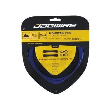 Гидролиния JAGWIRE для тормозов 3м, синяя, с универсальными адаптерами Quick fit, HBK404 Гидролиния JAGWIRE для тормозов 3м, синяя, с универсальными адаптерами Quick fit, HBK404Тросики и Рубашки<br>3 метра, синяя<br>