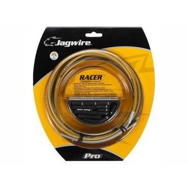 Комплект тросов с оплетками JAGWIRE Racer, для шоссейного велосипеда, золото, RCK005 Комплект тросов с оплетками JAGWIRE Racer, для шоссейного велосипеда, золото, RCK005Тросики и Рубашки<br>JAGWIRE Комплект тросов с оплетками Racer для шоссейного в-да, золото<br>