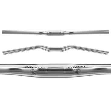 Руль RITCHEY MTN CLASSIC FLAT, D: 31,8 х L:660 мм, изгиб 10* назад, алюминий 6061, PRD15258 Руль RITCHEY MTN CLASSIC FLAT, D: 31,8 х L:660 мм, изгиб 10* назад, алюминий 6061, PRD15258Рули<br>D: 31,8 мм, длина 660 мм, алюминий 6061, угол 10*, цвет: серебро, с логотипом<br>