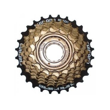 Кассета-трещотка для велосипеда Shimano Tourney, 7х14-28Тчерно-коричневая AMFTZ217428T 2-935 