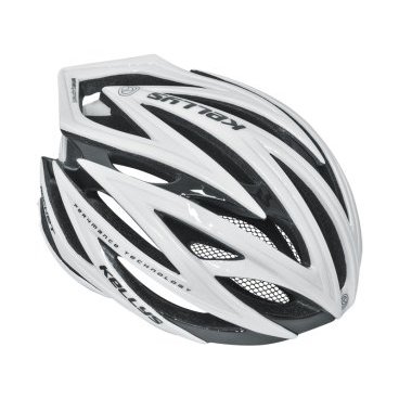 Велошлем KELLYS ROCKET, цвет белый, S/M, Helmet ROCKET, Polar white, S/M (56-58cm) Велошлем KELLYS ROCKET, цвет белый, S/M, Helmet ROCKET, Polar white, S/M (56-58cm)Велошлемы<br>ROCKET - топовая модель линейки шлемов европейского бренда KELLYS. Прочность конструкции обеспечена применением технологии in-mold - двухкомпонентное литье. Усиленный армированным углеволокном каркас припаян к верхнему слою. Прочность повышается, а вес остается минимальным 247-277 грамм. Вентиляционная система WWWV22 (Wide Wind Ventilation) - это 15 фронтальных и 7 задних воздухозаборников, обеспечивающих циркуляцию воздуха по всей голове. Передние отверстия снабжены противомаскитной сеткой, припаянной к внутренней подушке. Размер шлема легко и быстро регулируется благодаря системе STS (Simply Twist System). Если Вы отправляетесь катать в прохладную погоду, увеличив размер шлема, Вы сможете поддеть под него шапку или подшлемник. Ремешок подбородка имеет подушку из мягкого материала. Она съемная. Форма шлема аэродинамическая, расцветки стильные, Вы сможете подобрать ту, которая подойдет по цвету к вашему велообмундированию или расцветке байка. Шлем KELLYS ROCKET: Материал: пластик, пенополистирол. Цвет: белый. Размер: S/M (56-58cм). Дополнительно: армированный каркас, сетка от насекомых.<br>