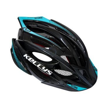 Велошлем KELLYS SCORE, черный/бирюзовый, размер M/L (58-61см), Helmet SCORE, black-turguoise, M/L Велошлем KELLYS SCORE, черный/бирюзовый, размер M/L (58-61см), Helmet SCORE, black-turguoise, M/LВелошлемы<br>В последние годы в велоспорте наблюдается положительная тенденция - все больший процент велолюбителей передвигается на байках в шлеме на голове. Все велосоревнования проходят при обязательном наличии у спортсменов шлемов. Даже визуально водитель в специальном вело обмундировании и в шлеме выглядит серьезнее и уверенней, вызывают большее уважение и почтение, чем катальцы в гражданке. Характеристики, играющие решающую роль в покупке именно шлема KELLYS SCORE, - аэродинамическая форма, 23 отверстия для вентиляции, покрывающих максимально большую площадь поверхности шлема, прочность за счет дополнительно усиленного армированного каркаса, и, конечно, легкость. Кроме этого, шлем снабжен специальной системой вертикальной регулировки STL для лучшей посадки шлема на голове, фронтальные отверстия в шлеме скрыты противомоскитной сеткой, имеется козырек для защиты от солнца и дождя. Шлем KELLYS SCORE: Материал: пластик, пенополистирол. Цвет: черный, бирюзовый. Размер: M/L (58-61см). Дополнительно: армированный каркас, сетка от насекомых, козырек.<br>