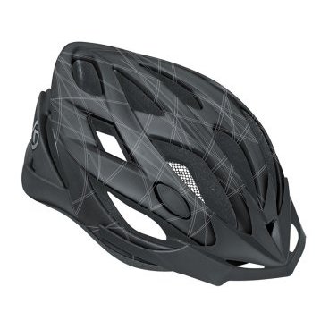 Велошлем KELLYS REBUS, цвет матовый чёрный, S/M, Helmet REBUS, black_matt. S/М (56-58) Велошлем KELLYS REBUS, цвет матовый чёрный, S/M, Helmet REBUS, black_matt. S/М (56-58)Велошлемы<br>Велошлем - элемент экипировки, спасающий голову от травм, которыми грозит падение с велосипеда или столкновение с другим транспортным средством. Современные шлемы от KELLYS, в том числе и шлем REBUS, отличаются высокой степенью защиты, которая сочетается с минимальным весом. Шлем KELLYS REBUS изготовлен из пористого мягкого материала - пенополостирола, который непосредственно соприкасается с головой, сверху - оболочка из гладкого прочного пластика. Корпус шлема имеет 20 отверстий. Благодаря им происходит циркуляция воздуха, и голова не потеет в жару. Помимо прочего, отверстия защищены от насекомых сеткой, имеется съемный козырек от солнца, шлем быстро регулируется по размеру. Вы можете увеличить, если нужно поддеть под шлем шапку или подшлемник. Шлем KELLYS REBUS: Материал: пластик, пенополистирол. Цвет: черный матовый. Размер: S/М (56-58см). Вес: 272-292 г. Дополнительно: сетка от насекомых, съемный козырек.<br>