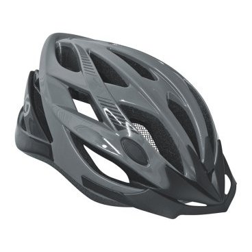 Велошлем KELLYS REBUS, цвет серо-чёрный, размер S/М, Helmet REBUS, grey_black S/М (56-58) Велошлем KELLYS REBUS, цвет серо-чёрный, размер S/М, Helmet REBUS, grey_black S/М (56-58)Велошлемы<br>Велошлем - элемент экипировки, спасающий голову от травм, которыми грозит падение с велосипеда или столкновение с другим транспортным средством. Современные шлемы от KELLYS, в том числе и шлем REBUS, отличаются высокой степенью защиты, которая сочетается с минимальным весом. Шлем KELLYS REBUS изготовлен из пористого мягкого материала - пенополостирола, который непосредственно соприкасается с головой, сверху - оболочка из гладкого прочного пластика. Корпус шлема имеет 20 отверстий. Благодаря им происходит циркуляция воздуха, и голова не потеет в жару. Помимо прочего, отверстия защищены от насекомых сеткой, имеется съемный козырек от солнца, шлем быстро регулируется по размеру. Вы можете увеличить, если нужно поддеть под шлем шапку или подшлемник. Шлем KELLYS REBUS: Материал: пластик, пенополистирол. Цвет: черный/серый. Размер: S/М (56-58см). Вес: 272-292 г. Дополнительно: сетка от насекомых, съемный козырек.<br>