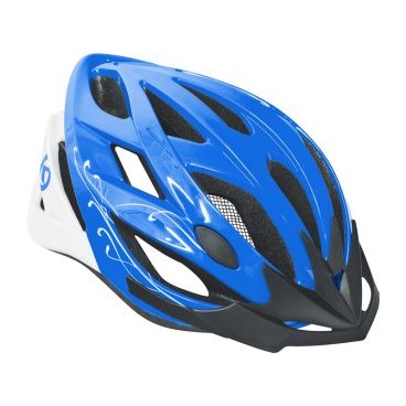 Велошлем KELLYS DIVA, цвет синий/белый, S/M, Helmet DIVA, blue-white, S/M(56-58cm) Велошлем KELLYS DIVA, цвет синий/белый, S/M, Helmet DIVA, blue-white, S/M(56-58cm)Велошлемы<br>Модель велошлема DIVA воплощена в жизнь специально для прекрасной половины человечества - для девушек, занимающихся велоспортом или тех, для кого велоспорт - любимое хобби. Шлем KELLYS DIVA обладает всеми качествами, присущими качественным и надежным аксессуарам. Это прочность, легкость, отличная вентиляция головы, противомоскитная сетка, быстросъемный козырек, спасающий лицо от солнца и осадков. Кроме этого, шлем отлично сидит на голове благодаря внутренним мягким вставкам, быстро и точно регулируется и фиксируется на голове. Увеличив шлем по размеру, Вы можете поддеть под него шапку, если за окном прохладно. И еще один немаловажный фактор в пользу шлема - это его дизайн. Цветовые решения созданы специально для девушек и женщин, Вы найдете именно свой шлем! Шлем KELLYS DIVA: Материал: пластик, пенополистирол. Цвет: синий/белый. Размер: S/M ( 56-58cm). Вес: 232-260 г. Дополнительно: сетка от насекомых, съемный козырек.<br>