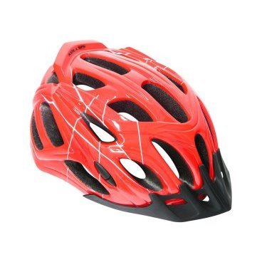 KELLYS Шлем DARE, красный, M/L (58-61см) KELLYS Шлем DARE, красный, M/L (58-61см)Велошлемы<br>В последнее время наблюдается активная пропаганда использования шлема при управлении велосипедом. Все больший процент байкеров выезжают на дороги улиц экипированные шлемом. Это правильная тенденция. Шлем защищает от травм при падении или столкновении, а в более серьезных случаях может и спасти жизнь. Шлем DARE изготавливается по технологии in-mold. Усиленный армированным углеволокном каркас припаян к верхнему слою. Внутри - мягкий вспененный материал - полистерен. Он плотно прилегает к голове, не давит, поэтому в шлеме можно проехать огромное расстояние, он не будет натирать кожу головы. 23 отверстий покрывают большую площадь шлема, за счет чего обеспечивается отличная терморегуляция и обдув, что становится весьма актуальным в жару. Фронтальные отверстия скрыты изнутри противомоскитной сеткой, имеется съемный козырек. Шлем KELLYS DARE: Материал: пластик, пенополистирол. Цвет: красный/черный. Размер: M/L (58-61см). Дополнительно: козырек, сетка от насекомых.<br>
