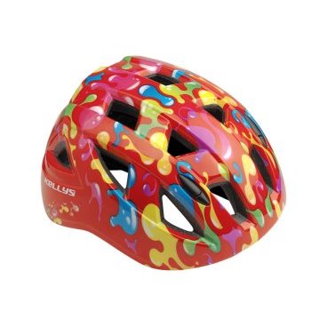 Велошлем KELLYS SMARTY , детски, красный граффити, S, Helmet SMARTY Graffiti red S (51-54сm) Велошлем KELLYS SMARTY , детски, красный граффити, S, Helmet SMARTY Graffiti red S (51-54сm)Велошлемы<br>Купили ребенку велосипед? Ничего не забыли? Бегом в ВЕЛООЛИМП за велошлемом! Безопасностью пренебрегать нельзя. Здоровье ребенка в Ваших руках! Падений при обучении езде на мини байке точно не избежать, зато можно избежать травм головы. Ведь лучше разбить коленку, чем травмировать голову! Шлем KELLYS SMARTY имеет яркую расцветку, мягкую внутреннюю прокладку, которая непосредственно соприкасается с головкой ребенка и создает амортизацию, 14 отверстий в корпусе для вентиляции. Шлем легко и быстро регулируется по размеру, что позволяет поддеть под него шапочку, если на улице прохладно. Расцветки - яркие разноцветные кляксы - граффити. Такой модный и удобный шлем ребенок вряд ли откажется надевать! Шлем детский KELLYS SMARTY: Материал: пластик, пенополистирол. Цвет: красный. Рисунок: граффити. Размер: S (51-54см).<br>