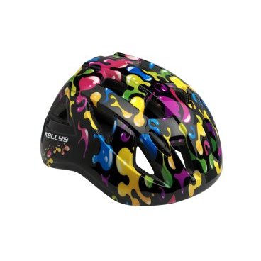 Велошлем KELLYS SMARTY, детский, чёрный (граффити), М (54-58cm) Велошлем KELLYS SMARTY, детский, чёрный (граффити), М (54-58cm)Велошлемы<br>KELLYS Шлем детский SMARTY граффити чёрный М (54-58cm)<br>