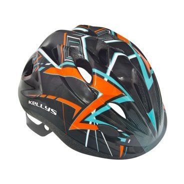 Велошлем KELLYS BUGGIE-boy, детский, чёрно-оранжевый, S (48-52cm) Велошлем KELLYS BUGGIE-boy, детский, чёрно-оранжевый, S (48-52cm)Велошлемы<br>Как заставить ребенка одевать шлем каждый раз, отправляясь на велопрогулку? В первую очередь, малыш должен видеть пример для подражания - это Вы, родители. А возможно, Вы расскажите ему о чемпионах велоспорта и покажите ролики, в которых все участники соревнований обязательно используют шлем в качестве средства защиты. Если шлем правильно подобран по размеру - он не жмет, не болтается на голове, спадая на глаза, если шлем легкий и красивый, то, ребенок всегда с удовольствием будет его надевать, и заставлять его это делать Вам не придется. Все перечисленные характеристики присущи шлему BUGGIE от общеизвестного бренда KELLYS. Шлем отличается повышенной прочностью и очень легким весом. 12 отверстий на корпусе обеспечивают отличную вентиляцию, головке будет комфортно, малыш не вспотеет. Фронтальные отверстия изнутри прикрыты сеткой от насекомых. Шлем снабжен системой DialRing, позволяющей легко и быстро отрегулировать размер. В прохладную погоду, Вы сможете поддеть под шлем шапочку, увеличив размер шлема. Широкий выбор расцветок: девичьи - цветочные, мальчиковые - граффити, унисекс - разноцветные жуки. Шлем детский KELLYS BUGGIE: Материал: пластик, пенополистирол. Цвет: чёрный/оранжевый. Рисунок: граффити. Размер: S (48-52cм). Дополнительно: сетка от насекомых, козырек. <br>