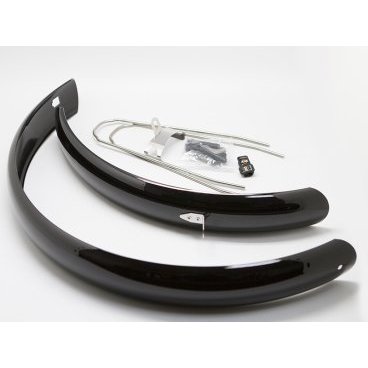 Крылья SKS PET, 60мм, 20, чёрные, с U-стойками, 6324 4725 30 Крылья SKS PET, 60мм, 20, чёрные, с U-стойками, 6324 4725 30Крылья для велосипедов<br>SKS Крылья PET 60мм, 20, чёрные, с U-стойками<br>