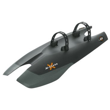 Крыло-щиток SKS X-Board пластик, крепление на раму 0-10099 Крыло-щиток SKS X-Board пластик, крепление на раму 0-10099Крылья для велосипедов<br>Крыло-щиток пластик. SKS-10099 X-Board (Германия).<br>Прочный и легкий композитный материал. Широкое, обеспечивает надежную защиту от воды грязи и камней. Для экстремальных поездок при любой погоде. Не влияет на нормальную работу систем велосипеда. Крепится на раму специальными резиновыми кольцами.<br>