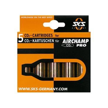 Баллончик с газом для насоса SKS Airchamp, без резьбы, 1 шт, в блистере, 10002 Баллончик с газом для насоса SKS Airchamp, без резьбы, 1 шт, в блистере, 10002Велосипедный насос<br>Баллончик с газом для насоса Airchamp без резьбы. SKS Насос Airchamp СО2 - девайс, который придется по душе любителям всего самого современного и технологичного на рынке вело аксессуаров. Это компактный насос с наконечником, в который непосредственно вставляется баллон с СО2. Баллон одноразовый, рассчитан для накачки одной шины. Всегда имейте при себе 1-2 балончика и Ваши катания будут проходить исключительно на твердых колесах! Материал: алюминий. Резьба: без резьбы. Подходит к насосу: Airchamp. Упаковка: в блистере.<br>