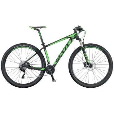 Горный велосипед Scott Scale 950 2016 Горный велосипед Scott Scale 950 2016Горные (MTB)<br>Scott Scale 950 2016<br>SCOTT SCALE 950 собран на колесах 29, укомплектован воздушной амортизационной FOX с тремя режимами работы. Самая легкая в своем классе алюминиевая рама SCALE 950 полностью повторяет продуманную и хорошо зарекомендовавшую себя геометрию карбоновых SCALE.<br>Колеса диаметром 29 отлично подойдут мощным и выносливым велосипедистам, так имеют больший накат, проходимость, инерционность и площаль сцепления, по равнению с колесами 27,5, но при этом требуют больше мускоульных затрат.<br>SCOTT SCALE 950 это уже достаточно приличный велосипед для внедорожной езды. SCOTT SCALE 950 укомплектован 20-ти скоростной трансмиссией любительско уронвня, гидравлическими дисковыми тормозами Shimano, и воздушной вилкой FOX с блокировкой хода. Амортизационная вилка FOX является одной из лучших вилок на рынке, ее работа не оставит равнодушным ни начиющего велосипедиста, ни велосипедиста со стажем.<br>Воздушная вилка FOX, сверхлёгкая алюминиевая рама, внутренняя разводка тросов, тормоза Shimano disc, оптимизированная трансмиссия 2 х 10, компоненты Syncros<br><br><br><br><br><br><br><br><br>Общие характеристики<br><br><br>Модель<br>2016 года<br><br><br>Тип<br>для взрослых<br><br><br>Область применения<br>горный (MTB), кросс-кантри<br><br><br>Вес велосипеда<br>11,8 кг<br><br><br>Рама, вилка<br><br><br>Материал рамы<br>алюминиевый сплав<br><br><br>Размеры рамы<br>14.0, 15.35, 17.32, 18.89, 20.86<br><br><br>Амортизация<br>Hard tail (с амортизационной вилкой)<br><br><br>Наименование мягкой вилки<br>Fox 32 Float Performance Air FIT4 3-Modes<br><br><br>Конструкция вилки<br>воздушно-масляная<br><br><br>Уровень мягкой вилки<br>профессиональный<br><br><br>Ход вилки<br>100 мм<br><br><br>Регулировки вилки<br>жесткости пружины, скорости сжатия, скорости обратного хода, блокировка хода<br><br><br>Другие регулировки<br>Scott RideLoc Remote 3 modes<br><br><br>Конструкция рулевой колонки<br>полуинтегрированная, безрезьбовая<br><br><br>Размер рулевой колонки<br>1 1/8- 1 1/2<br><br><br>Колеса<br><br><br>Диаметр колес<br>29 дюймов<br><br><br>Наименование покрышек<br>Schwalbe Rocket Ron, 29x2.1, 67EPI, Foldable<br><br><br>Наименование ободов<br>Syncros GX03V<br><br><br>Материал обода<br>алюминиевый сплав<br><br><br>Двойной обод<br>есть<br><br><br>Материал бортировочного шнура<br>кевлар<br><br><br>Торможение<br><br><br>Наименование переднего тормоза<br>Shimano M425, 180mm<br><br><br>Тип переднего тормоза<br>дисковый гидравлический<br><br><br>Уровень переднего тормоза<br>спортивный<br><br><br>Наименование заднего тормоза<br>Shimano M425, 160mm<br><br><br>Тип заднего тормоза<br>дисковый гидравлический<br><br><br>Уровень заднего тормоза<br>спортивный<br><br><br>Возможность крепления дискового тормоза<br>рама, вилка, втулки<br><br><br>Трансмиссия<br><br><br>Количество скоростей<br>20<br><br><br>Уровень заднего переключателя<br>полупрофессиональный<br><br><br>Наименование заднего переключателя<br>Shimano Deore XT RD-M781-SGS Shadow Type<br><br><br>Уровень переднего переключателя<br>полупрофессиональный<br><br><br>Наименование переднего переключателя<br>Shimano Deore FD-M618-L, 34.9mm<br><br><br>Уровень манеток<br>полупрофессиональные<br><br><br>Наименование манеток<br>Shimano SLX SL-M670 RapidFire Plus<br><br><br>Конструкция манеток<br>триггерные двухрычажные<br><br><br>Уровень каретки<br>полупрофессиональные<br><br><br>Наименование каретки<br>Shimano BB-MT500-PA<br><br><br>Конструкция каретки<br>интегрированная<br><br><br>Уровень кассеты<br>спортивные<br><br><br>Наименование кассеты<br>Shimano CS-HG50-10, 11-36T<br><br><br>Количество звезд в кассете<br>10<br><br><br>Количество звезд системы<br>2, число зубьев 36-22<br><br><br>Конструкция педалей<br>классическая<br><br><br>Руль<br><br><br>Конструкция руля<br>изогнутый<br>