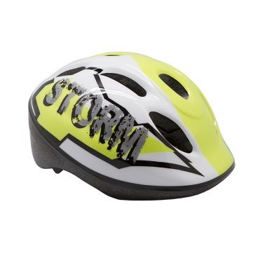 Шлем детский BELLELLI Storm, зелёный, M (53-56), 01HEL050042 Шлем детский BELLELLI Storm, зелёный, M (53-56), 01HEL050042Велошлемы<br>Яркие и прочные шлемы BELLELLI Storm созданы для защиты детской головки от ударов, вызванных падением малыша с велосипеда. К сожалению, падений избежать невозможно, но максимально сгладить удары все же получится. Шлем состоит из двух частей, спаянных друг с другом. Это мягкий вспененный полистерол внутри и пластик повышенной прочности снаружи. Благодаря мягкой обвязке шлем плотно прилегает к голове, не натирает кожу. Шлем всегда можно подрегулировать по размеру. Для этого имеется специальный механизм сзади. Увеличив размер, можно поддеть шапочку или подшлемник. Для вентиляции и терморегуляции корпус шлема покрыт множеством отверстий. Шлем детский BELLELLI Storm: Материал: пластик, пенополистирол. Цвет: зеленый. Рисунок: надпись Storm. Размер: M (53-56см). Страна - производитель: Италия<br>