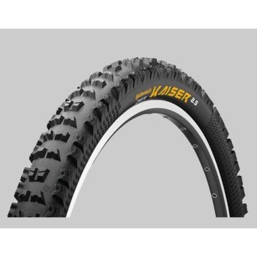 Велопокрышка Continental Der Kaiser 2.5, 26x2,5 (62-559), MTB, черная 01002260000