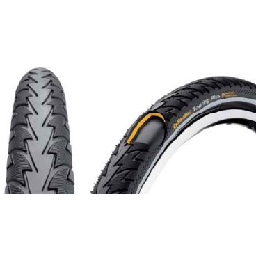 Велосипедная покрышка Continental Touring Plus, 26 x 1.75, 47-559, с отражающей полосой Велосипедная покрышка Continental Touring Plus, 26 x 1.75, 47-559, с отражающей полосойВелопокрышки<br>Continental Покрышка Touring Plus, 26 x 1.75, (47-559), с отраж.полосой<br>