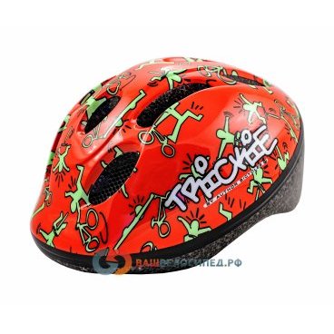 Шлем AUTHOR Trickie детский/подростковый 151 Red/Grn с сеточкой (49-56см) красно-зеленый 8-9090080 Шлем AUTHOR Trickie детский/подростковый 151 Red/Grn с сеточкой (49-56см) красно-зеленый 8-9090080Велошлемы<br>Велошлем детский/подростковый AUTHOR Trickie 151 Red/Grn<br>- 8 отверстий<br>- встроенный козырек<br>- с защитной сеточкой<br>- система застежки Author Dial обеспечивает легкое, удобное крепление и надежную фиксацию шлема на голове<br>- регулируемый<br><br><br>вес 190г<br>цвет красно-зеленый; индивидуальная упаковка<br>размер 49-56см<br>Артикул 8-9090080<br>