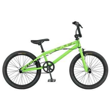 Велосипед BMX Scott Volt-X 30 2016 Велосипед BMX Scott Volt-X 30 2016BMX<br>Scott Volt-X 30 2016<br>Байк для покатушек по городу и исполнения трюков. Велосипед Scott Volt-X 30 обладает запасом прочности для безопасности Райдера. Жесткая вилка гарантирует хорошую управляемость при резких поворотах и прыжках. Покрышки Kenda Dirt создают отличное сцепление с дорогой.<br><br><br><br><br><br><br><br><br>Общие характеристики<br><br><br>Модель<br>2016 года<br><br><br>Тип<br>подростковый<br><br><br>Область применения<br>BMX<br><br><br>Вес велосипеда<br>13.1 кг<br><br><br>Рама, вилка<br><br><br>Материал рамы<br>сталь<br><br><br>Амортизация<br>отсутствует<br><br><br>Конструкция вилки<br>жесткая<br><br><br>Конструкция рулевой колонки<br>неинтегрированная, безрезьбовая<br><br><br>Размер рулевой колонки<br>1 1/8<br><br><br>Колеса<br><br><br>Диаметр колес<br>20 дюймов<br><br><br>Наименование покрышек<br>Kenda K905 Dirt Tire, 20x2.125<br><br><br>Наименование ободов<br>Alex J303<br><br><br>Материал обода<br>алюминиевый сплав<br><br><br>Двойной обод<br>есть<br><br><br>Материал бортировочного шнура<br>металл<br><br><br>Торможение<br><br><br>Наименование переднего тормоза<br>Tektro 985AFS<br><br><br>Тип переднего тормоза<br>клещевой<br><br><br>Уровень переднего тормоза<br>начальный<br><br><br>Наименование заднего тормоза<br>Tektro 907AD<br><br><br>Тип заднего тормоза<br>клещевой<br><br><br>Уровень заднего тормоза<br>прогулочный<br><br><br>Трансмиссия<br><br><br>Количество скоростей<br>1<br><br><br>Уровень каретки<br>начальные<br><br><br>Наименование каретки<br>VP-B35 US BB Loose Ball<br><br><br>Кассеты<br>Lida LMA-0 1/2x1/8, 14T<br><br><br>Количество звезд в кассете<br>1<br><br><br>Количество звезд системы<br>1, число зубьев 38<br><br><br>Конструкция педалей<br>платформы<br><br><br>Длина шатунов<br>16 см<br><br><br>Руль<br><br><br>Конструкция руля<br>изогнутый<br>