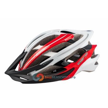 Велошлем спортивный AUTHOR Aero 121 Red/wht Double InMold (58-62см) красно-белый 8-9001391 Велошлем спортивный AUTHOR Aero 121 Red/wht Double InMold (58-62см) красно-белый 8-9001391Велошлемы<br>Велошлем спортивный AUTHOR Aero 121 Red/wht Double InMold <br>Профессиональная модель<br>- 25 отверстий<br>- со съемным козырьком<br>- система застежки Author DialFit обеспечивает легкое, удобное крепление и надежную фиксацию шлема на голове<br>- технология DOUBLE InMold и алюминиевые вставки обеспечивает высочайшую прочность при низком весе<br>- регулируемый<br><br><br>вес 240г<br>цвет красно-бело-черный; индивидуальная упаковка<br>размер 58-62см<br>Артикул 8-9001391<br>