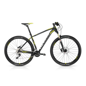 Горный велосипед KELLYS GATE 50 2016 Горный велосипед KELLYS GATE 50 2016Горные (MTB)<br>KELLYS GATE 50 2016<br>KELLYS GATE 50 2016 - горный велосипед с полупрофессиональным оборудованием Shimano SLX. Велосипед имеет 29 дюймовые колеса, что в сочитании с воздушно-масляной вилкой с ходом 100 мм позволит преодолевать любые неровности на дороге практически без потери скорости.<br><br><br><br><br><br><br>Общие характеристики<br><br><br>Модель<br>2016 года<br><br><br>Тип<br>для взрослых<br><br><br>Область применения<br>горный (MTB), кросс-кантри<br><br><br>Вес велосипеда<br>12,72 кг<br><br><br>Рама, вилка<br><br><br>Материал рамы<br>алюминиевый сплав<br><br><br>Размеры рамы<br>17.5, 19.0, 21.0<br><br><br>Амортизация<br>Hard tail (с амортизационной вилкой)<br><br><br>Наименование мягкой вилки<br>RockShox Recon Gold TK 29 Solo Air<br><br><br>Конструкция вилки<br>воздушно-масляная<br><br><br>Уровень мягкой вилки<br>спортивный<br><br><br>Ход вилки<br>100 мм<br><br><br>Регулировки вилки<br>жесткости пружины, скорости обратного хода, блокировка хода<br><br><br>Другие регулировки<br>OneLoc Remote<br><br><br>Конструкция рулевой колонки<br>интегрированная, безрезьбовая<br><br><br>Размер рулевой колонки<br>1 1/2<br><br><br>Колеса<br><br><br>Диаметр колес<br>29 дюймов<br><br><br>Наименование покрышек<br>Schwalbe Rapid Rob 57-622, 29x2.25<br><br><br>Наименование ободов<br>KLS Cartel Disc, 622x21<br><br><br>Материал обода<br>алюминиевый сплав<br><br><br>Двойной обод<br>есть<br><br><br>Торможение<br><br><br>Наименование переднего тормоза<br>Shimano BR-M447, 160mm<br><br><br>Тип переднего тормоза<br>дисковый гидравлический<br><br><br>Уровень переднего тормоза<br>спортивный<br><br><br>Наименование заднего тормоза<br>Shimano BR-M447, 160mm<br><br><br>Тип заднего тормоза<br>дисковый гидравлический<br><br><br>Уровень заднего тормоза<br>спортивный<br><br><br>Возможность крепления дискового тормоза<br><br>рама, вилка, втулки<br><br><br>Трансмиссия<br><br><br>Количество скоростей<br>30<br><br><br>Уровень заднего переключателя<br>полупрофессиональный<br><br><br>Наименование заднего переключателя<br>Shimano Deore XT RD-M781<br><br><br>Уровень переднего переключателя<br>спортивный<br><br><br>Наименование переднего переключателя<br>Shimano Deore FD-M611, 34.9mm<br><br><br>Уровень манеток<br>спортивные<br><br><br>Наименование манеток<br>Shimano Deore SL-M610 RapidFire Plus<br><br><br>Конструкция манеток<br>триггерные двухрычажные<br><br><br>Уровень каретки<br>спортивные<br><br><br>Наименование каретки<br>Shimano SM-BB52<br><br><br>Конструкция каретки<br>интегрированная<br><br><br>Уровень кассеты<br>спортивные<br><br><br>Наименование кассеты<br>Shimano CS-HG50-10, 11-36T<br><br><br>Количество звезд в кассете<br>10<br><br><br>Количество звезд системы<br>2, число зубьев 38-24<br><br><br>Конструкция педалей<br>классическая<br><br><br>Длина шатунов<br>17.0, 17.5 см<br><br><br>Руль<br><br><br>Конструкция руля<br>прямой<br>