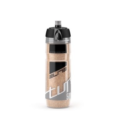 Фляга Elite Turacio, 0.5 л, мембранный клапан, наполнитель из пробкового дерева, серый, EL0141306 Фляга Elite Turacio, 0.5 л, мембранный клапан, наполнитель из пробкового дерева, серый, EL0141306Фляги и Флягодержатели<br>Фляга-термос, которая, благодаря трехслойной конструкции из полиэтиленовых стенок и слоя пробкового дерева между ними, как минимум на 3 часа сохранит первоначальную температуру жидкости. <br><br>объём: 500 мл; <br>мембранный клапан; <br>высота: 235 мм<br>