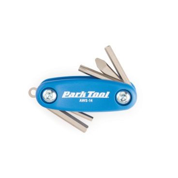 Мультиинструмент Park Tool AWS-14, складной, PTLAWS-14 Мультиинструмент Park Tool AWS-14, складной, PTLAWS-14Велоинструменты<br>Складной миниатюрный набор инструментов Park Tool AWS-14. Отличный вариант быть всегда готовым к любым неприятностям и кататься налегке. Ведь все нужные инструменты помещаются у вас в кармане.<br><br>-длина 6,6 см<br><br>-шестигранники на 3/4/5 мм<br><br>-torx T25<br><br>-отвертка<br>
